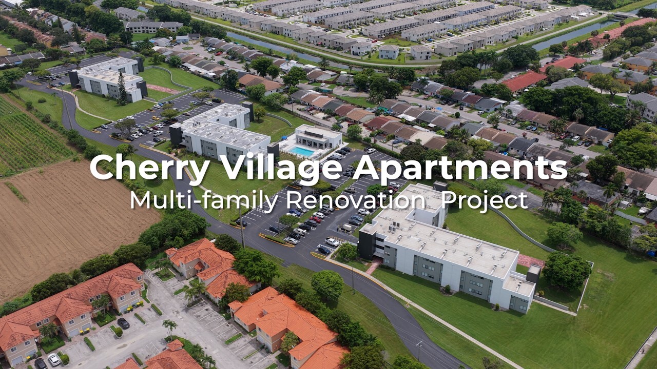 A still from Cherry Village Apartments — grand opening